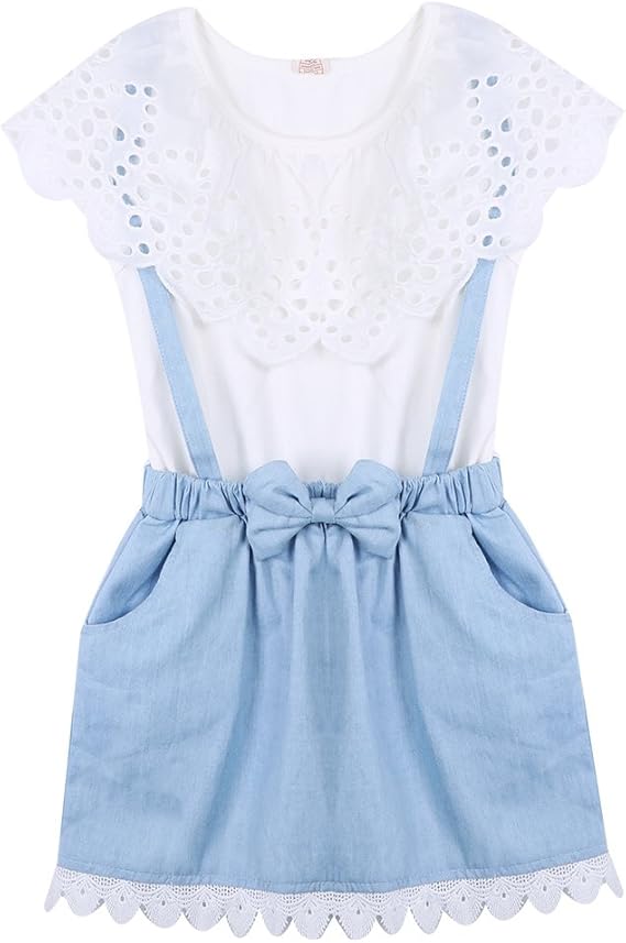 Amazon Sylvamorning 可愛い ワンピース 子供服 女の子ドレス 子供ワンピース 女の子ワンピース ガールズ ワンピース ファッション カジュアル 可愛いスカート ワンピース チュニック 通販