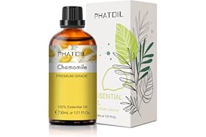 PHATOIL 1.01FL.OZ Chamomile Essential Oil, Pure Chamomile Oils for Diffuser, DIY Candle and Scented Products Making, 30ml Lar