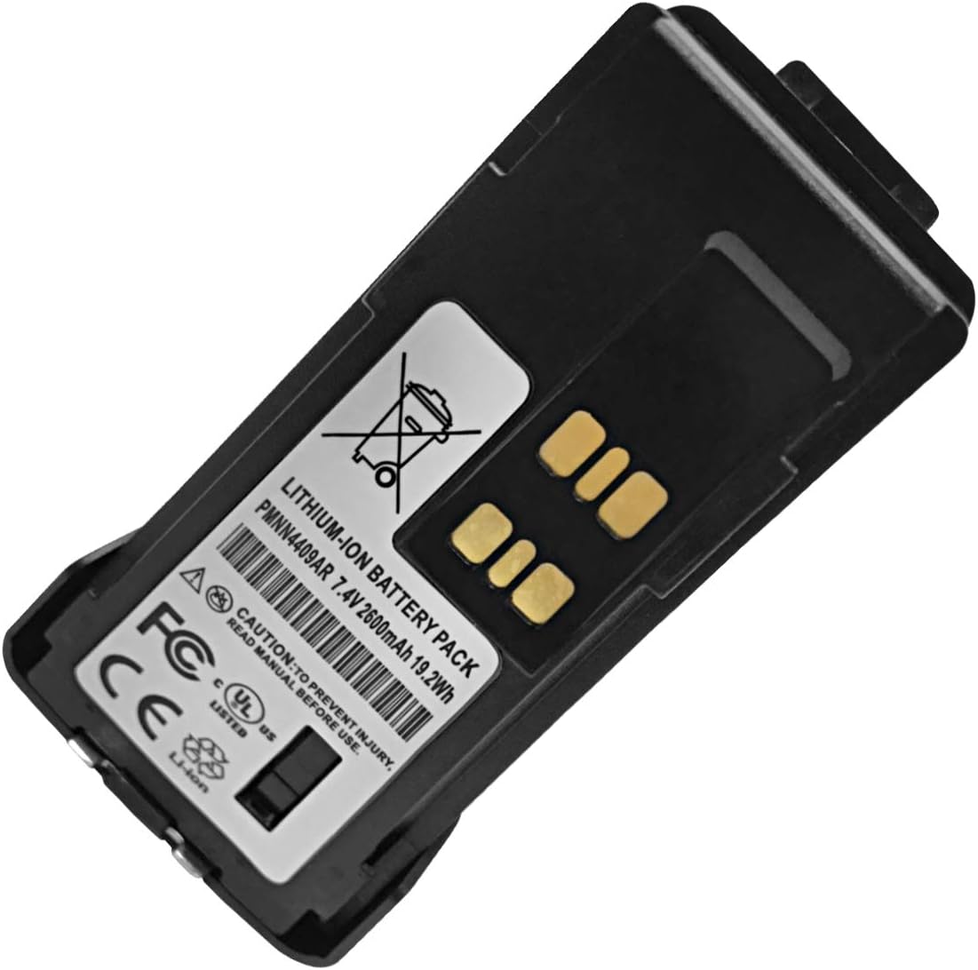 PMNN4409 Walkie Talkie Battery Replacement for Motorola DGP5050 DGP5550 DGP8050 DGP8550 APX4000 AXP2000 XPR7380e XPR7550e XPR7580e Portable Radio: Home Audio & Theater