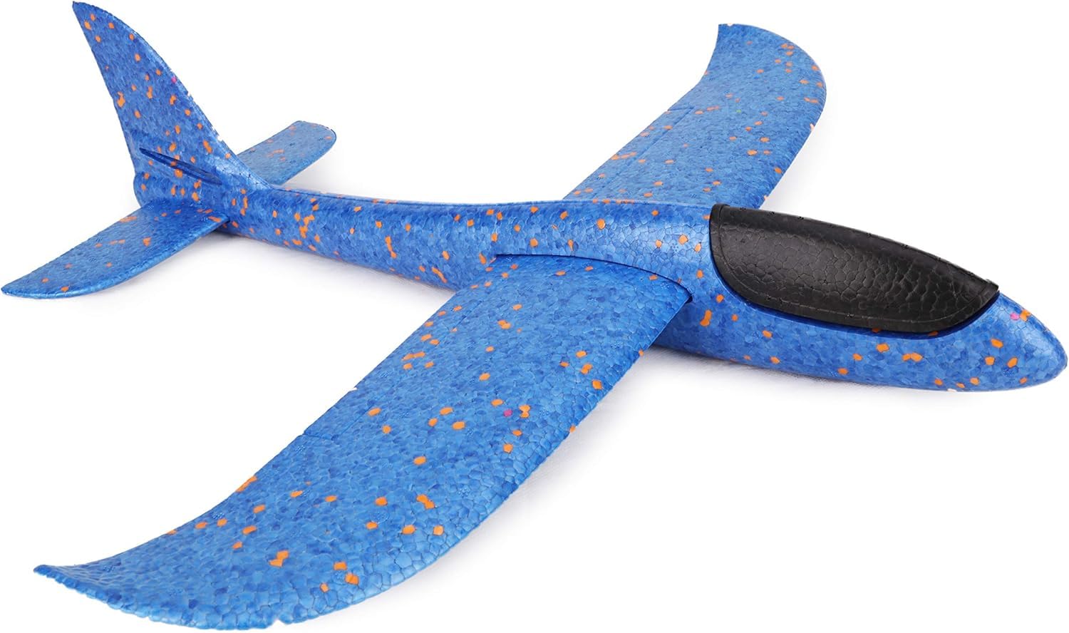 Toyland® 48cm Foam Gliding Airplane - Watch It Fly - Outdoor Toys & Games (Blue)