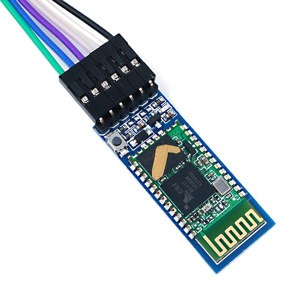 DollaTek 05 Wireless Bluetooth Transceiver Modul Slave and Master RS232 with 6 set cable for Arduino