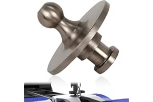 Mepareri 5th Wheel to Gooseneck Adapter,Kingpin to Gooseneck Ball Adapter Fit for Tractor-Trailer Fifth Wheels,with 2-5/16 In