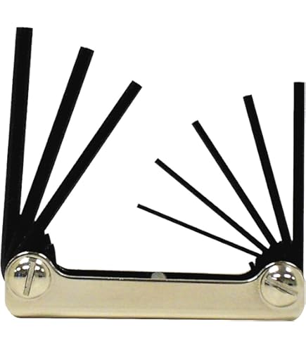 9 Piece Folding Hex Key Set: 5/64-1/4