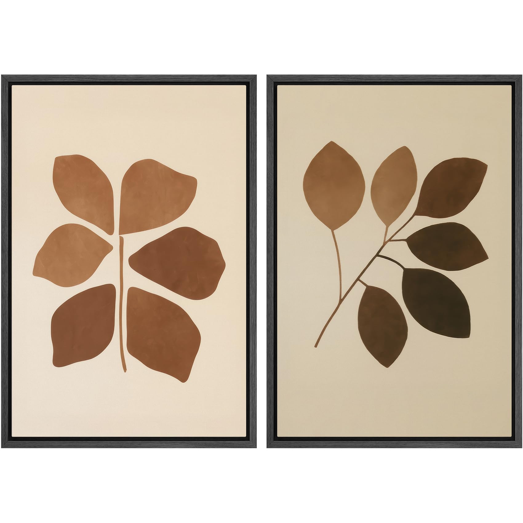 MUDECOR Framed Canvas Print Wall Art Set Minimal