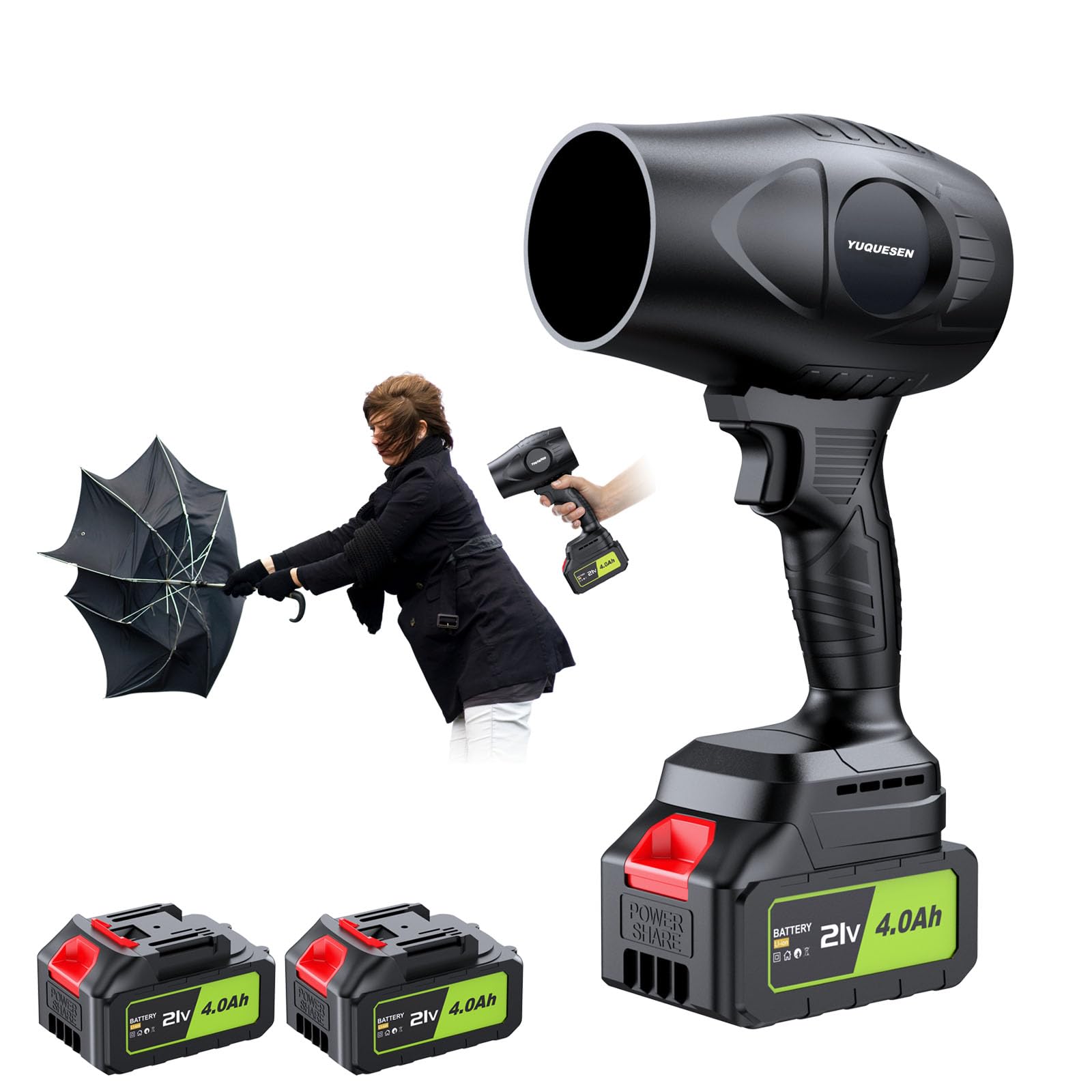 Photo 1 of Electric Air Duster - 600000RPM Handheld - 2 X 4.0Ah Batteries and Charger Included