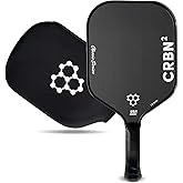 CRBN Pickleball - CRBN1 and CRBN2 Paddle - Carbon Fiber Pickleball Paddle with Honeycomb Poly Core - Perfect Balance of Power & Control