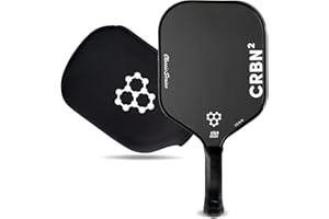 CRBN Pickleball - CRBN1 and CRBN2 Paddle - Carbon Fiber Pickleball Paddle with Honeycomb Poly Core - Perfect Balance of Power & Control