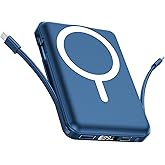 for Magsafe Portable Charger - 10000mAh Battery Pack for Magsafe with USB-C Cable and PD 20W USB C Fast Charging LED Display, Magnetic Wireless Power Bank for iPhone 17/16/15/14/13/12/Pro/Pro Max