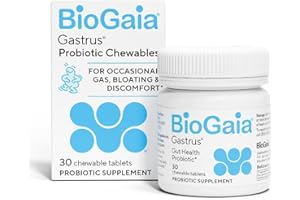 BioGaia Gastrus Gut Health Probiotic | Eases Abdominal Discomfort, Gas & Bloating | Promotes Regularity & a Healthy Gut | Contributes to a Balanced Microbiome | Backed by 30 Years of Research
