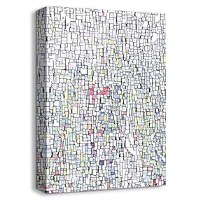 Canvas Wall Art Abstract Beautiful Oil Painting Feature Artwork for Home Prints Framed - 12x18 inches