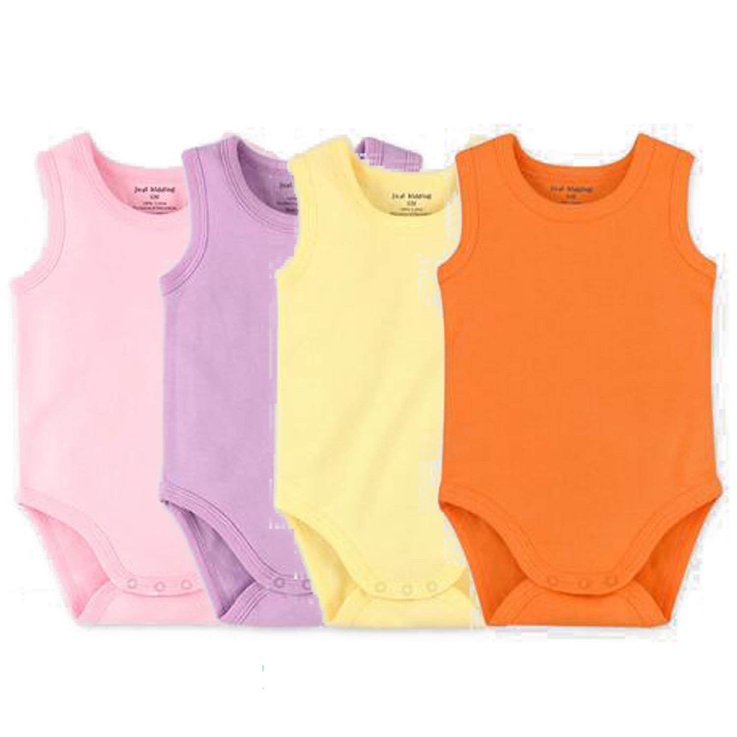 Buy Infant Baby Girls Boys Sleeveless Onesies Tank Top Cotton Baby