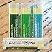 BeeNakedBalm Organic Lip Balm - Mint Lover's Variety 4 Pack - 100% Natural, 100% USA-Made, Gluten Free, Buttery Smooth Recipe - Peppermint, Spearmint & Eucalyptus Mint Flavors plus a FREE Cotton Pouch