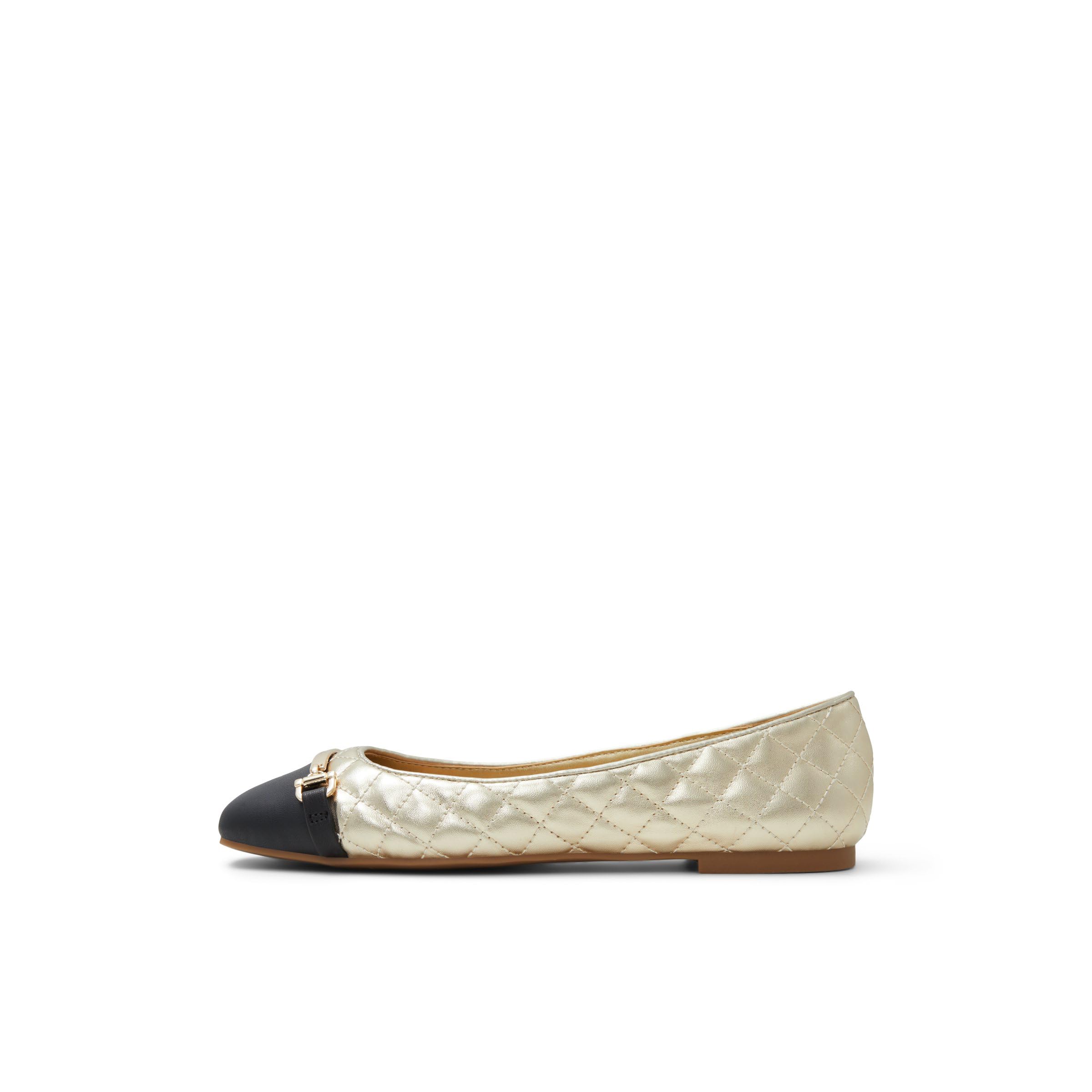 ALDO Women’s Leanne Ballet Flat, Gold, 11