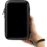 ADVcer 3DS Case, EVA Waterproof Hard Shield Protective Carrying Case with Detachable Hand Wrist Strap Compatible with Nintend