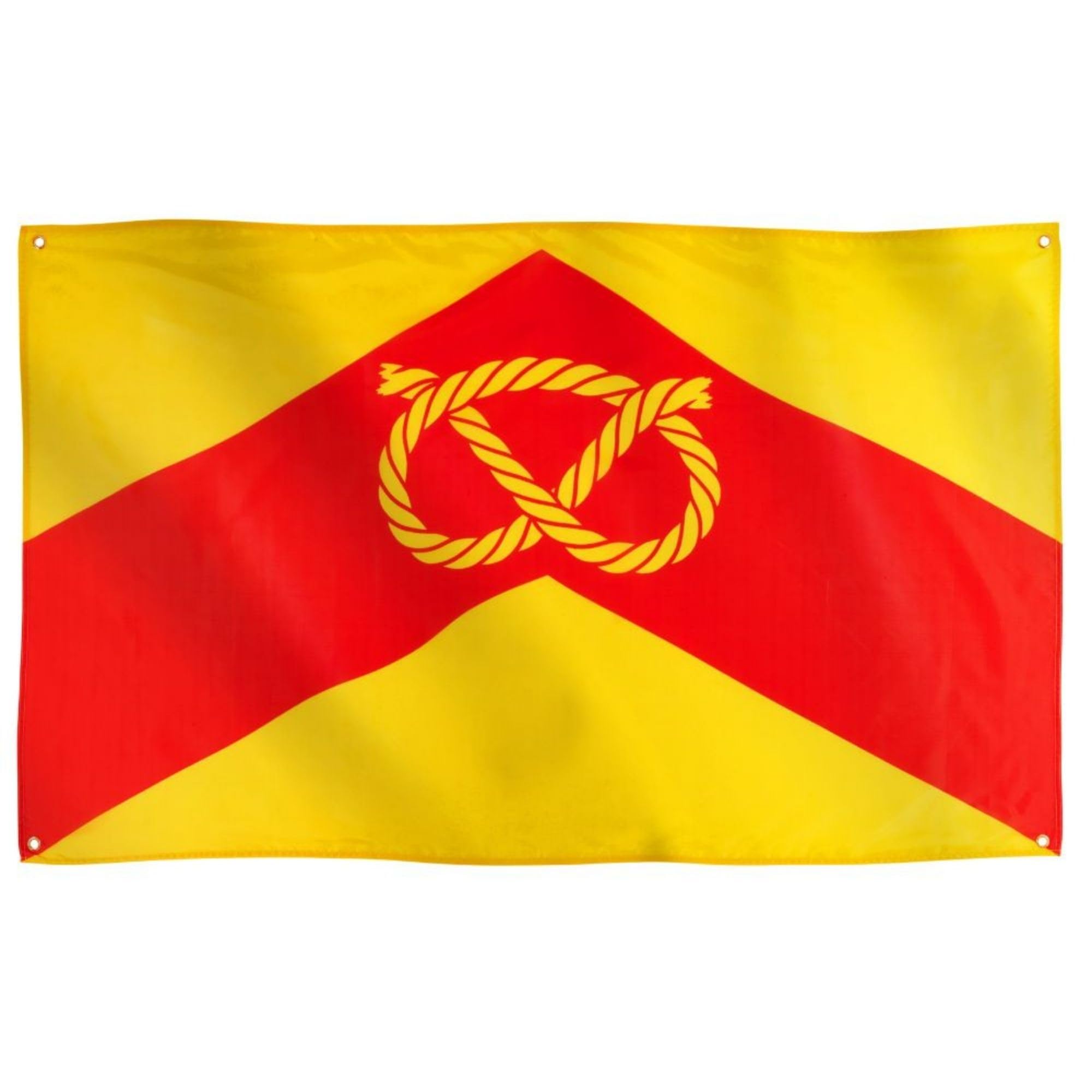 Runesol Staffordshire Flag, 91x152cm, 3ft x 5ft, 4 Grommets, Eyelet In Every Corner, Staffordshire Day, British Regional Flag, Premium Flags, Inside, Outside, Banner, Vivid Colours — image 1