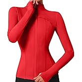 VUTRU Womens Workout Yoga Jackets Zip Up Athletic Sport Track Shirts Ligheweight Gym Tops