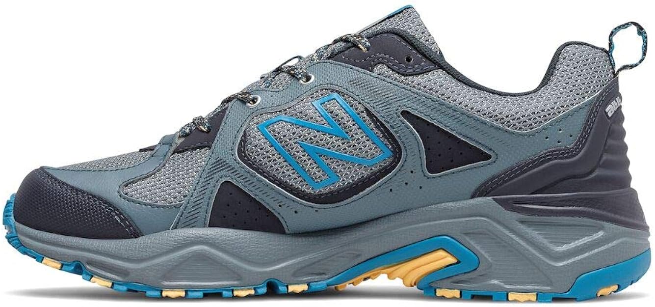 New Balance Men's 481 V3 Trail Running Shoe, Ocean Grey/Outerspace/Wave
