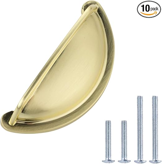 Amazonbasics Ab3200 Gc 10 Wide Bin Cup Drawer Pull 10 Pack