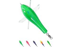 BLUEWING Deluxe Trolling Birds 650lbs Through Wire Bird Fishing Teaser 7.28in Trolling Lure for Tuna Marlin Mahi Mahi, Port/Starboard/Center, Only for Making Spreader Bars