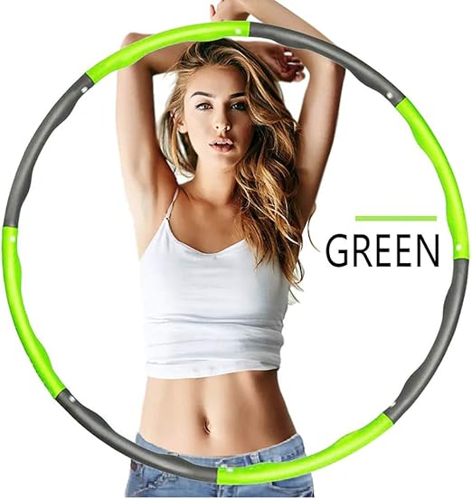 QYSHH Hula Hoop Fitness Peso Aro de,Desmontable, Espuma Fitness ...