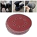 AUSTOR 60 Pieces Sanding Discs 5 inch 8 Holes Sandpaper Discs Hook and Loop 40/60/ 80/120/ 180/240 Grit Sanding Disc Assortment for Random Orbital Sander
