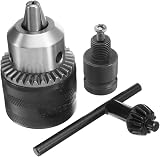 Mesee 1.5-13mm Drill Chuck 1/2-20UNF Mount with 1/2 Inch Square Adapter Keyed view 2