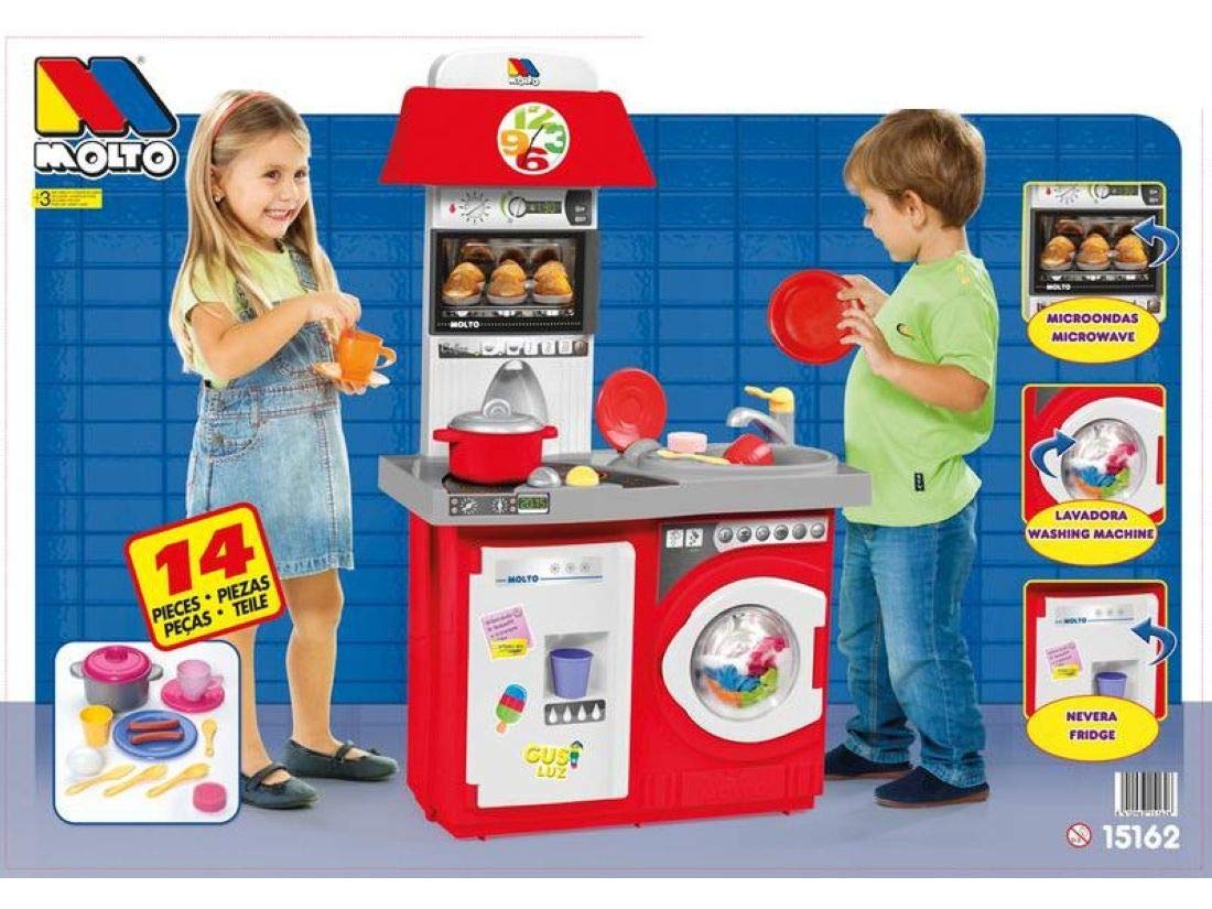 Molto Kitchen roja, Multicolor: Amazon.es: Juguetes y juegos