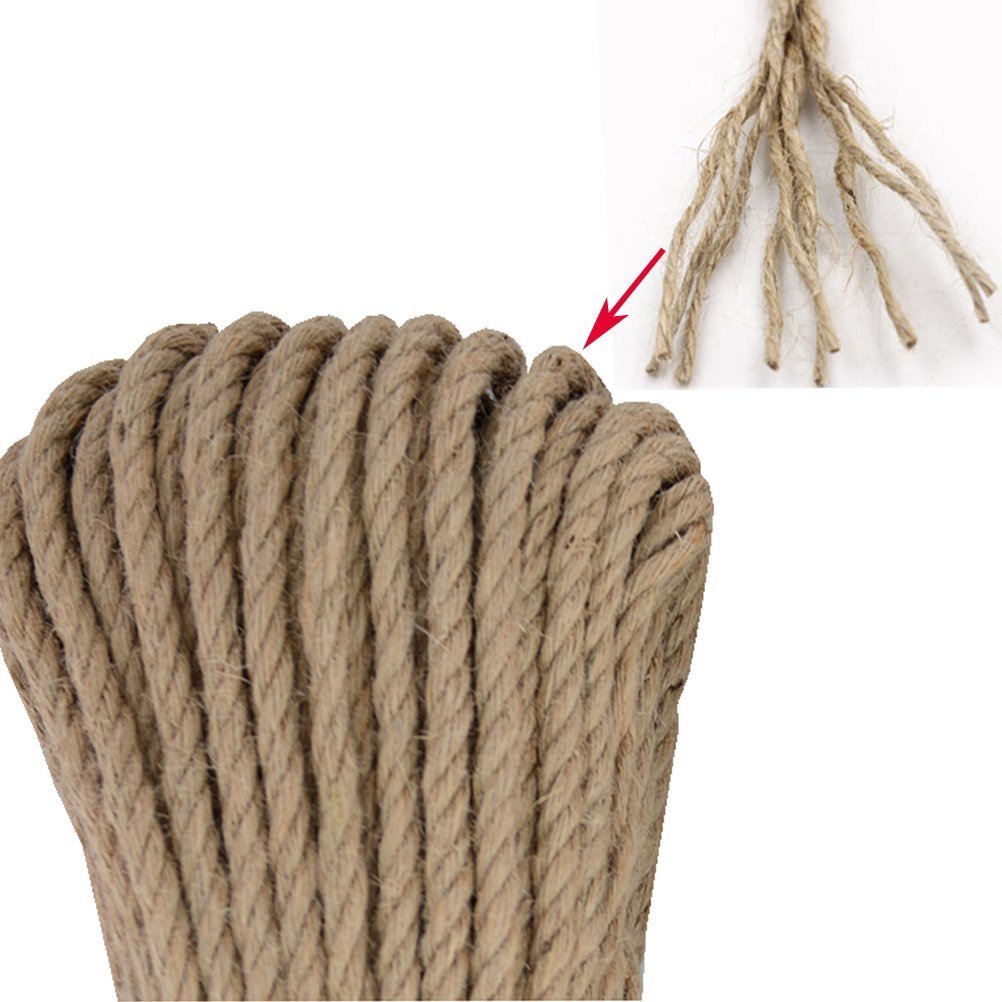 Aoneky Replacement Cat Scratching Post Sisal Rope Hemp Rope for Cat