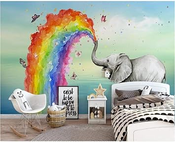 Fondos de pantalla Murales decorativos para el hogar Hd Habitación para  niños Jirafa Sol Arco iris Fondo Mural de pared Foto Papel tapiz  3D_350cm(W) x 250cm(H): Amazon.es: Bricolaje y herramientas