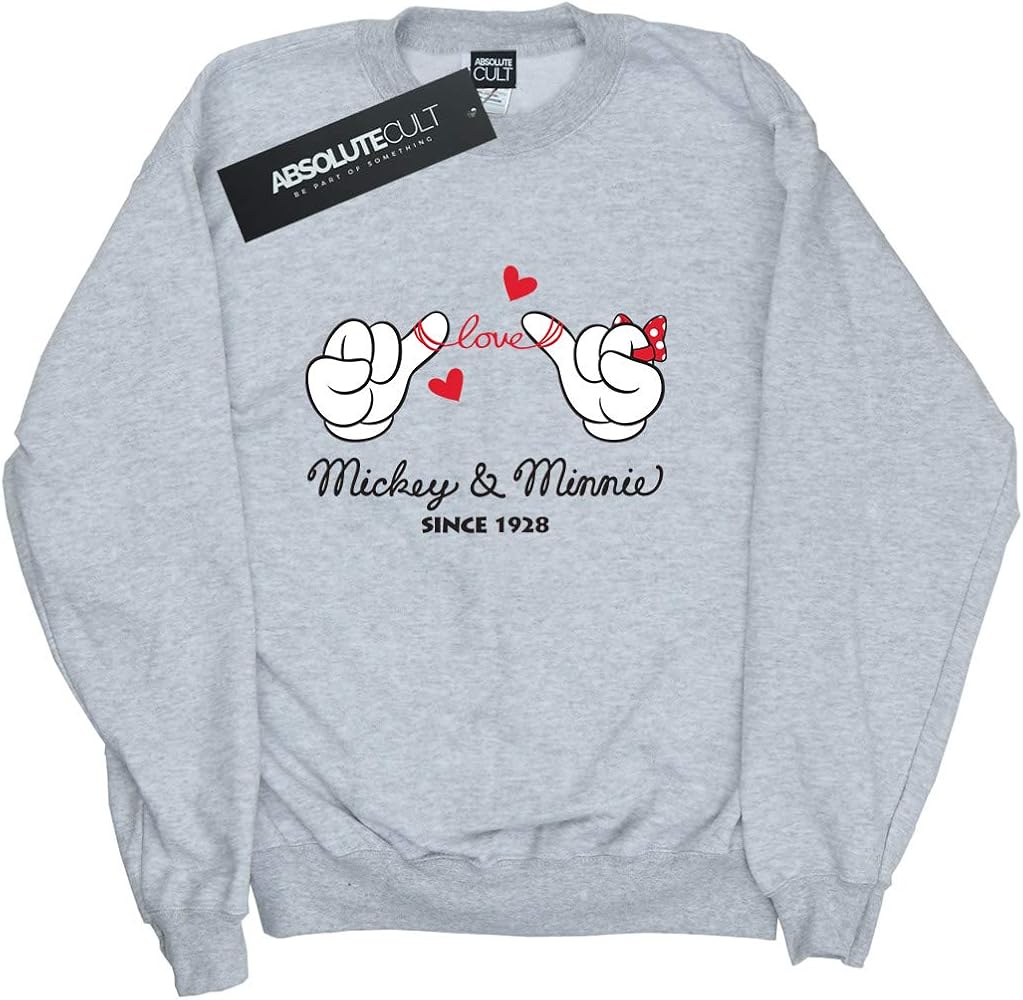 mickey mouse hands sweatshirt