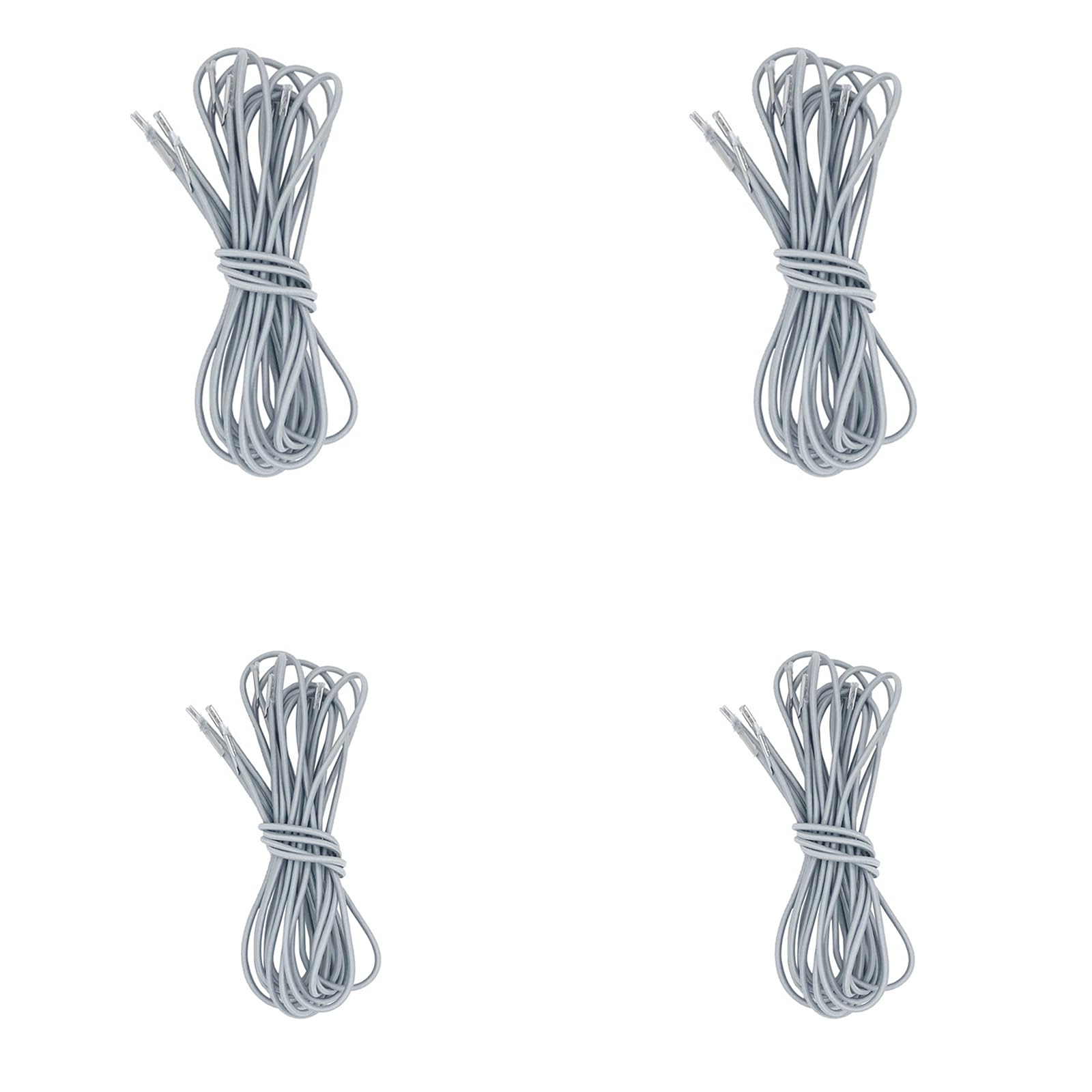 4 Pcs Grey Replacement Cord Universal Replacement Elastic Cords Repair Tool Kit for Loungers, Garden Chairs, Recliners