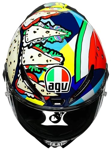 agv PISTA GP RR ミサノ2019 MS(57-58)★取寄せ品★ AGV Pista GP RR Rossi Misano 2019 Helmet - RevZilla