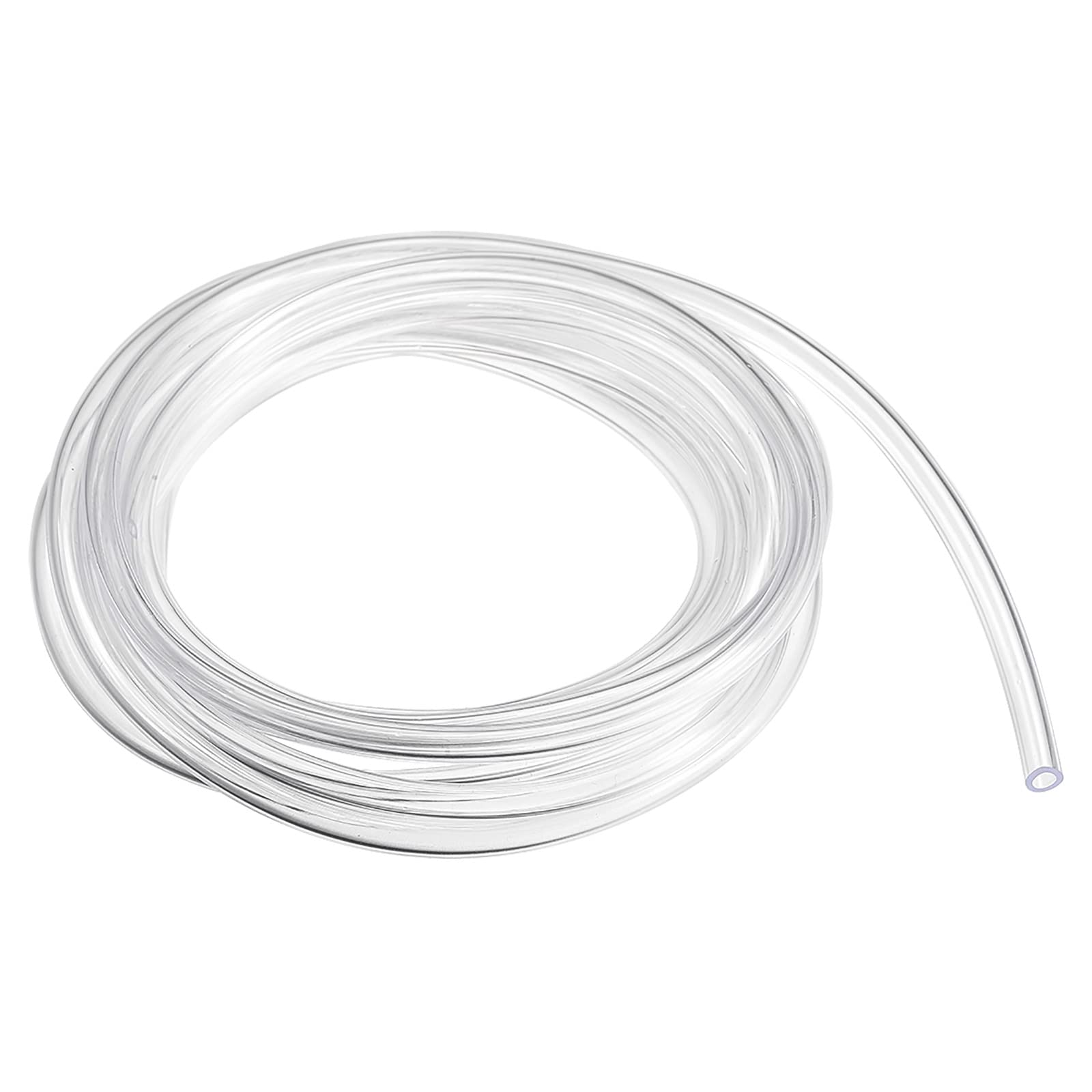 Rebower Clear Plastic PVC Tubing Flexible Vinyl Tube, [for Garden Irrigation Water Hose, Fish Tank, Aquarium] - 5/32" x1/4"/10ft