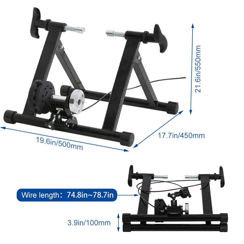 fdw bike trainer stand bicycle trainers road bike trainer for indoor riding magnetic bike trainer with 5 levels resistance