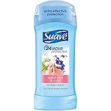 Suave Deodorant 2.6 Ounce 24Hr Sweet Pea & Violet Invis. Solid (76ml) (3 Pack)