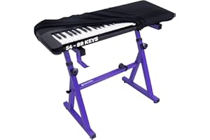 Liquid Stands Piano Keyboard Cover - Keyboard Dust Cover for 88 Keys - Electric Digital Piano Protector Cloth with High Elasticity Spandex & Cord Lock - Full Case Instrument Keys Protector Accessories