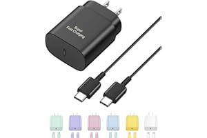 USB C Fast Charger, Type C Super Fast Wall Charger Charging Block for Samsung Galaxy S24 S23 S22 S21 S20 Ultra S10 S9, Note 2