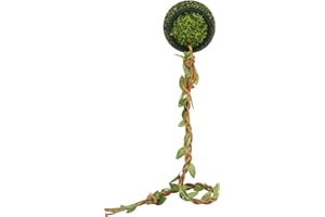 Reptile Hide with 2pcs Strong Magnet, Leather Jumping Spider Hideout with Magnet - Mesh Natural Habitat Decor for Spider Encl