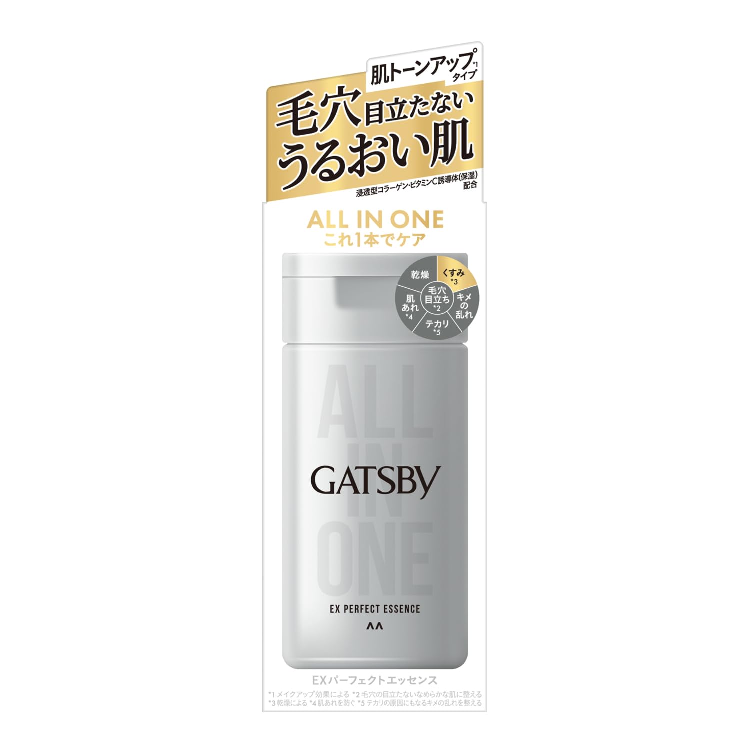 GATSBY(ギャツビー) EXパーフェクトエッセンス [ メンズ オールインワン 化粧水 ] 150ミリリットル (x 1) の商品画像
