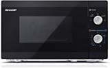 Sharp YC-MS01U-B Compact 20L 800W Microwave with 5 Power Levels Black