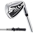 MAZEL 7 Iron Golf Club for Adult Men & Women- Upgraded Training Grip Golf Iron for Beginners,37 Inch
