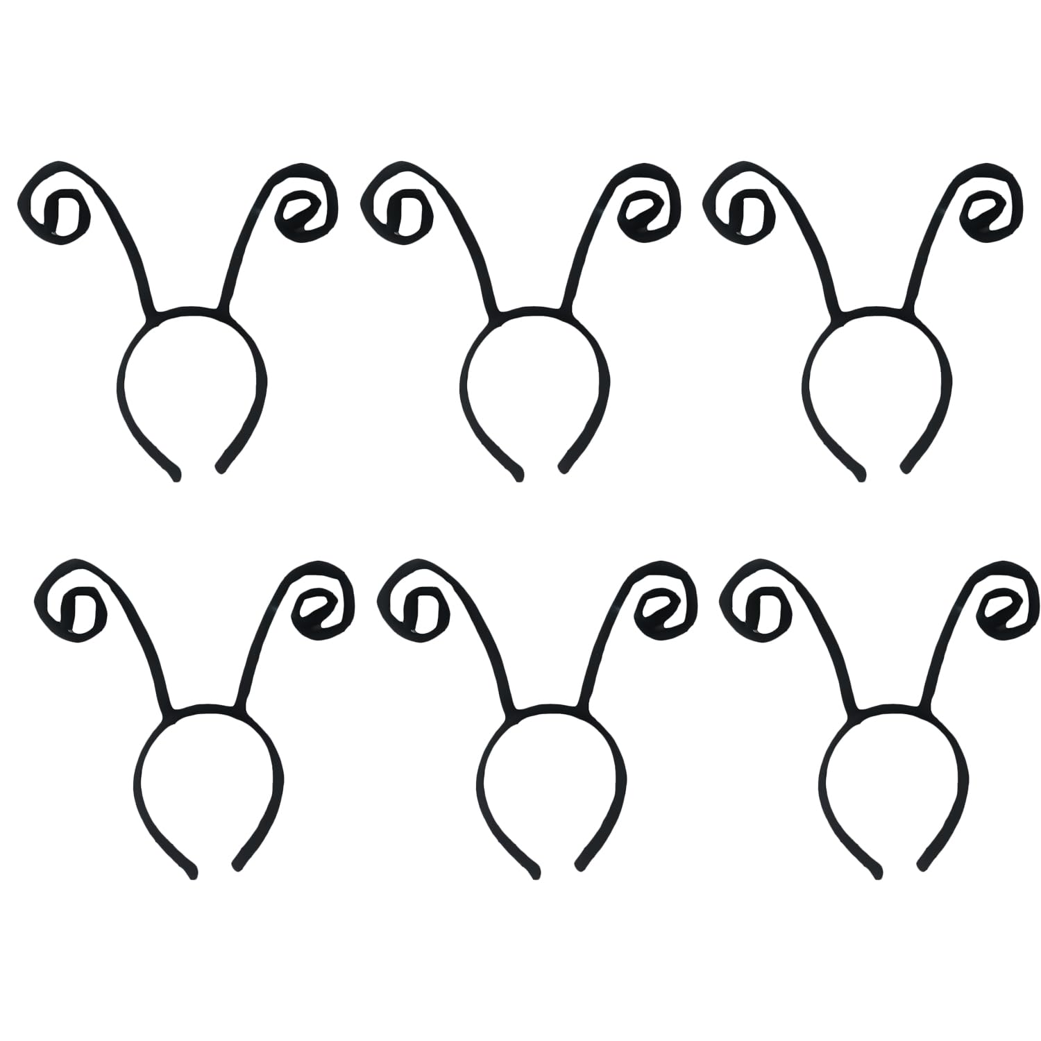 BORFUE 6pcs Butterfly Antenna Headband Bee Headband Bug Antenna Headband Butterfly Costume Accessories for Halloween Parties Favor Costume Head Piece