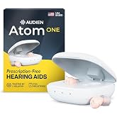 Audien Atom One OTC Hearing Aids | Wireless, Rechargeable, Comfortable, Clear Sound, Small Discreet Design