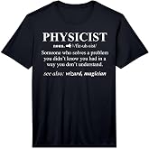 Physicist Definition Wizard Scientist Physics T-Shirt Funny Performance T-Shirt