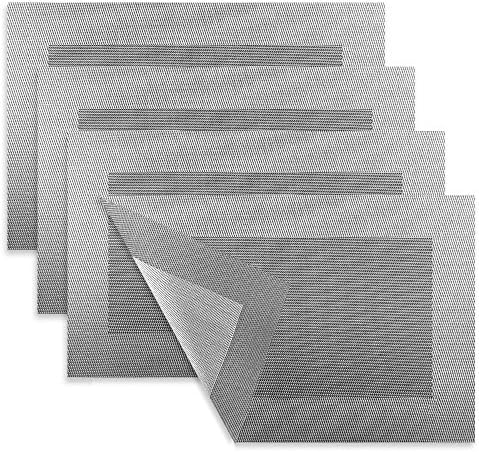 Placemat, Set of 4, Creative Dining Insulation Heat Stain Resistant Anti-Skid eat mats in Room for Kitchen Table