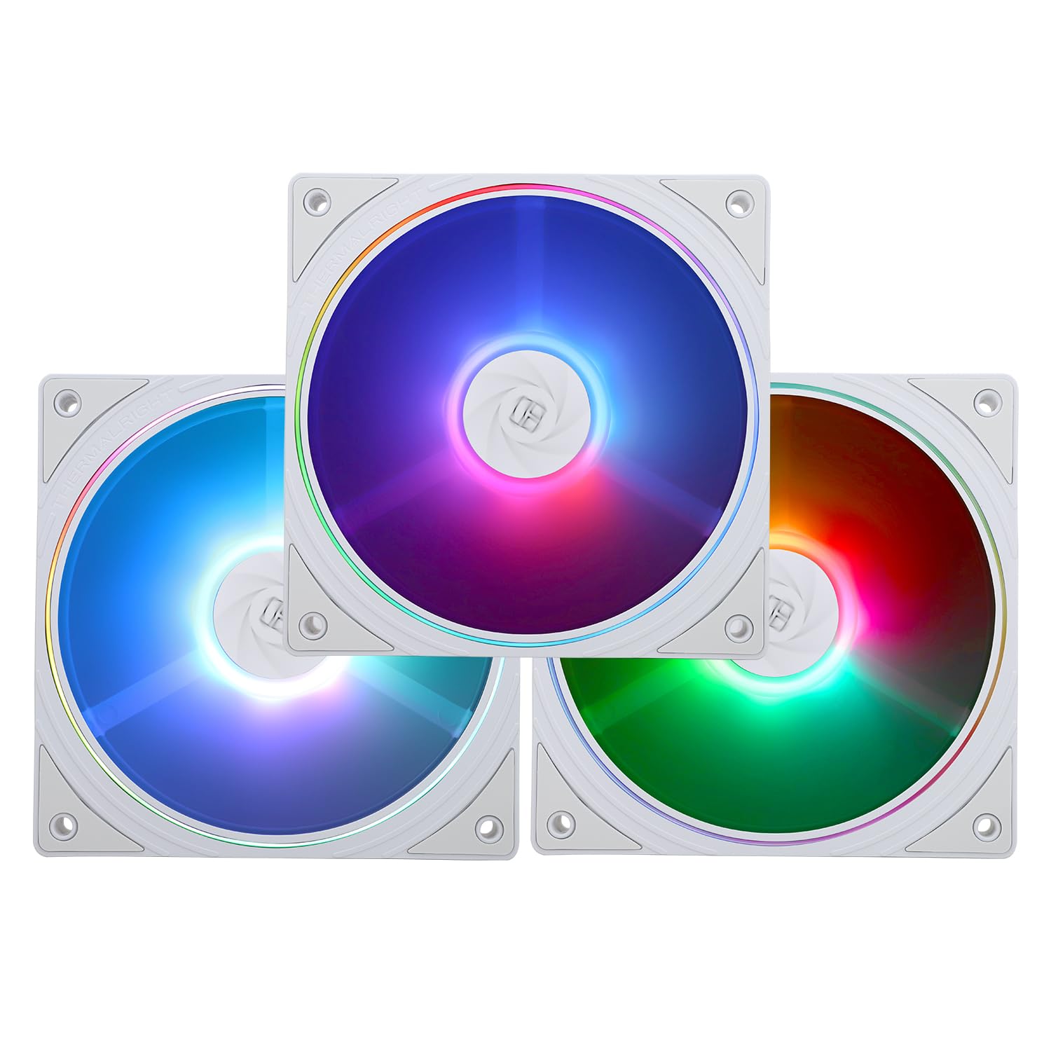 Photo 1 of Thermalright TL-S12W-S X3 CPU Case Fan 120mm Cooler Fan, 3 Pack 4pin PWM Silent Computer Fan Under 23.2dB(A) for Case CPU Liquid Cooler and CPU Air Cooler, Quiet CPU PC ARGB Fan