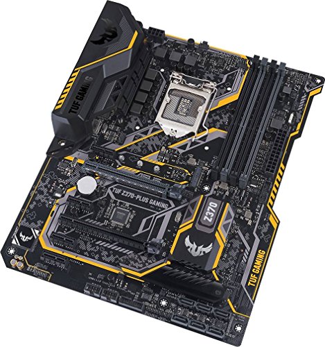 ASUS TUF Z370 Plus Gaming LGA1151 DDR4 HDMI DVI M.2 Z370 ATX Motherboard with Gigabit LAN and USB 3.1 for 8th Generation Intel Core Processors