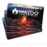 Wazoo FireCard&trade; Credit-Card-Size Tinder Firestarter | Credit-card-size tinder fits wallets &amp; kits; light it directly or scrape shavings for ferro-rod ignition &amp; multiple fires.