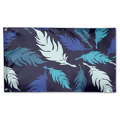 Amazon Com Jmirelife Creative Feather Art Design Garden Flag 59