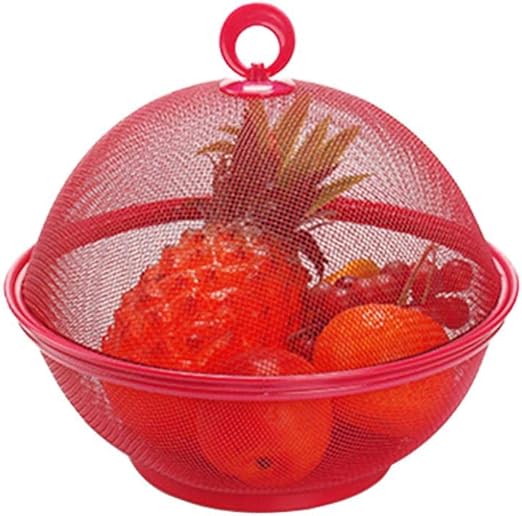 Amazon Com Plastic Fruit Basket Mesh Apple Fruit Basket Kitchen